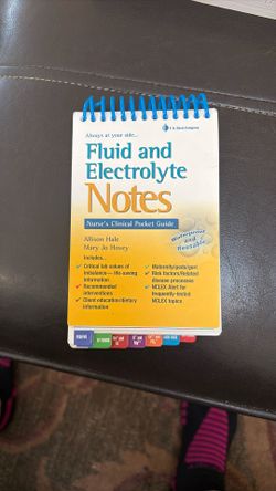Fluid And electrolyte NOTES
