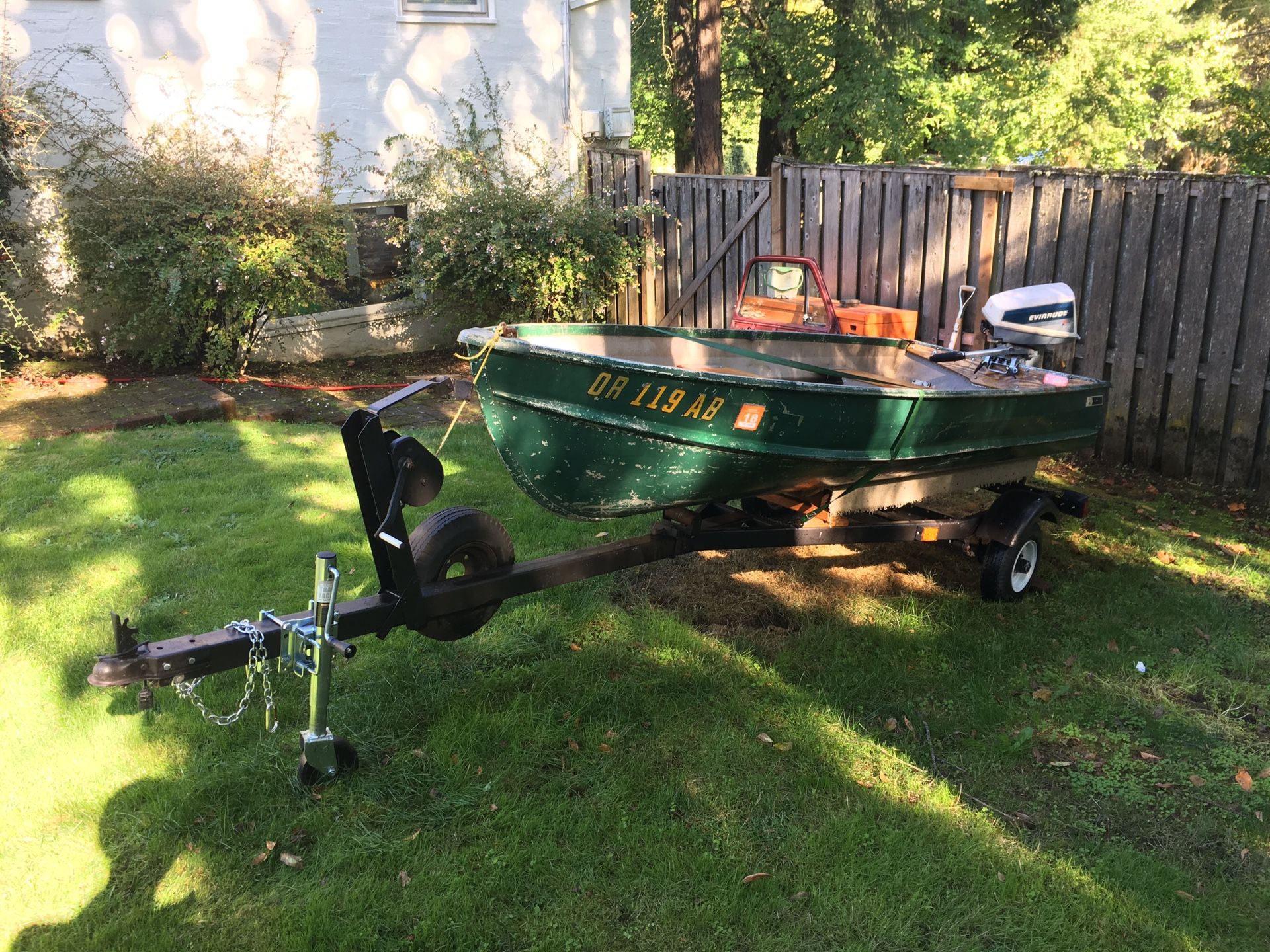 12’ Sea King Aluminum Boat! Trailer and Title! for Sale in Rivergrove ...