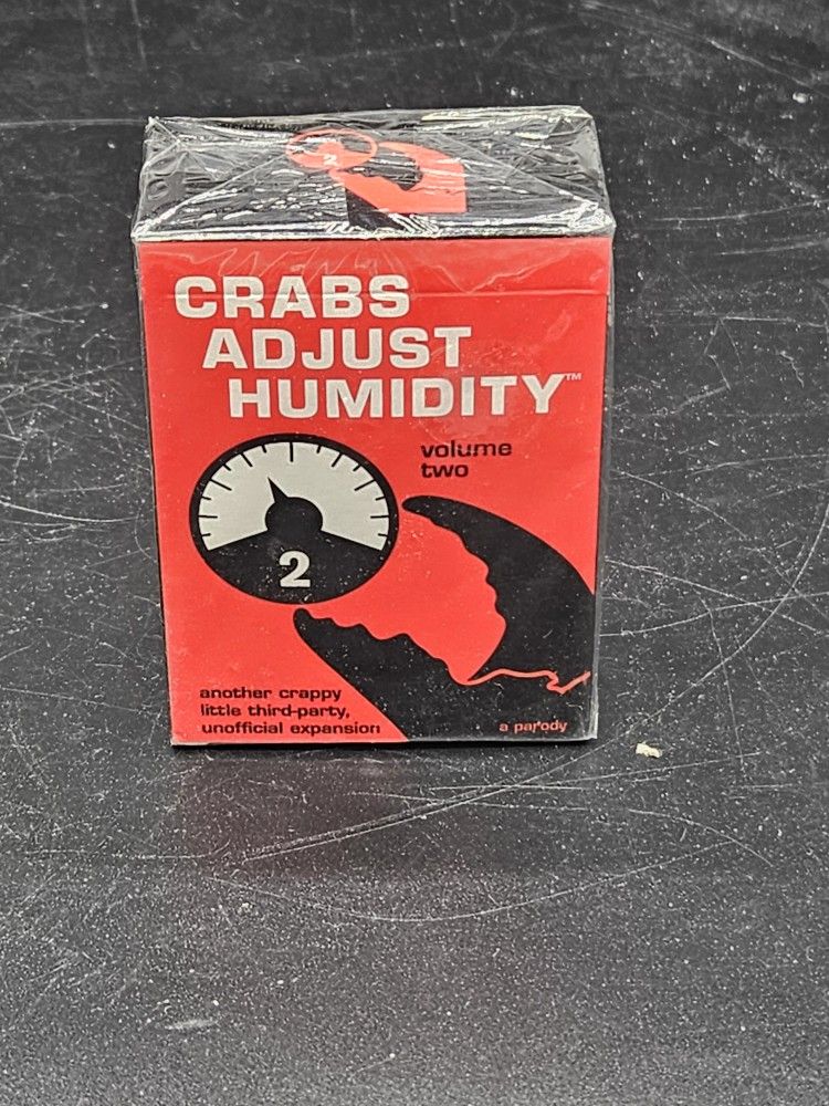 Crabs Adjust Humidity Volume Two Cards Against Humanity Parody New Sealed