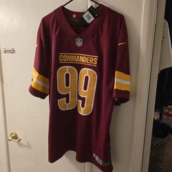 Washington Redskins Commanders Nike Vapor Jersey Size 2XL