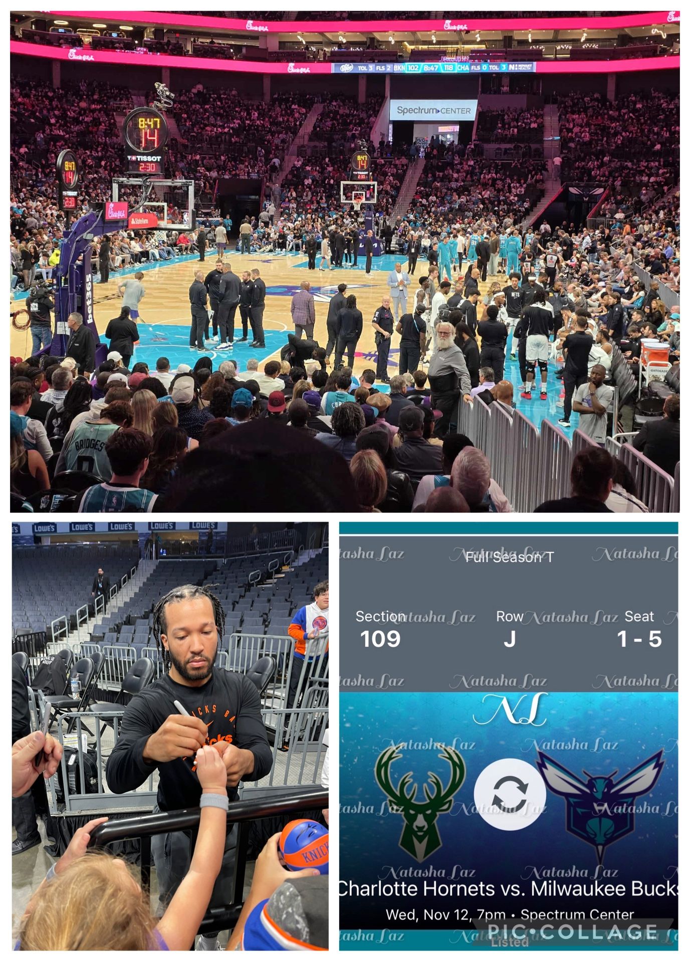 Hornets Bucks 11/22