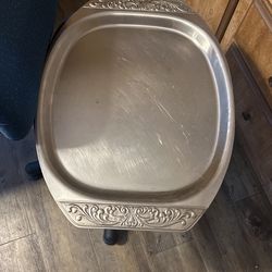 Vintage 1950s Stainless Steel . Heavy.