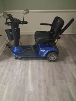 Blue 4-Wheel Electric Mobility Scooter $350 obo