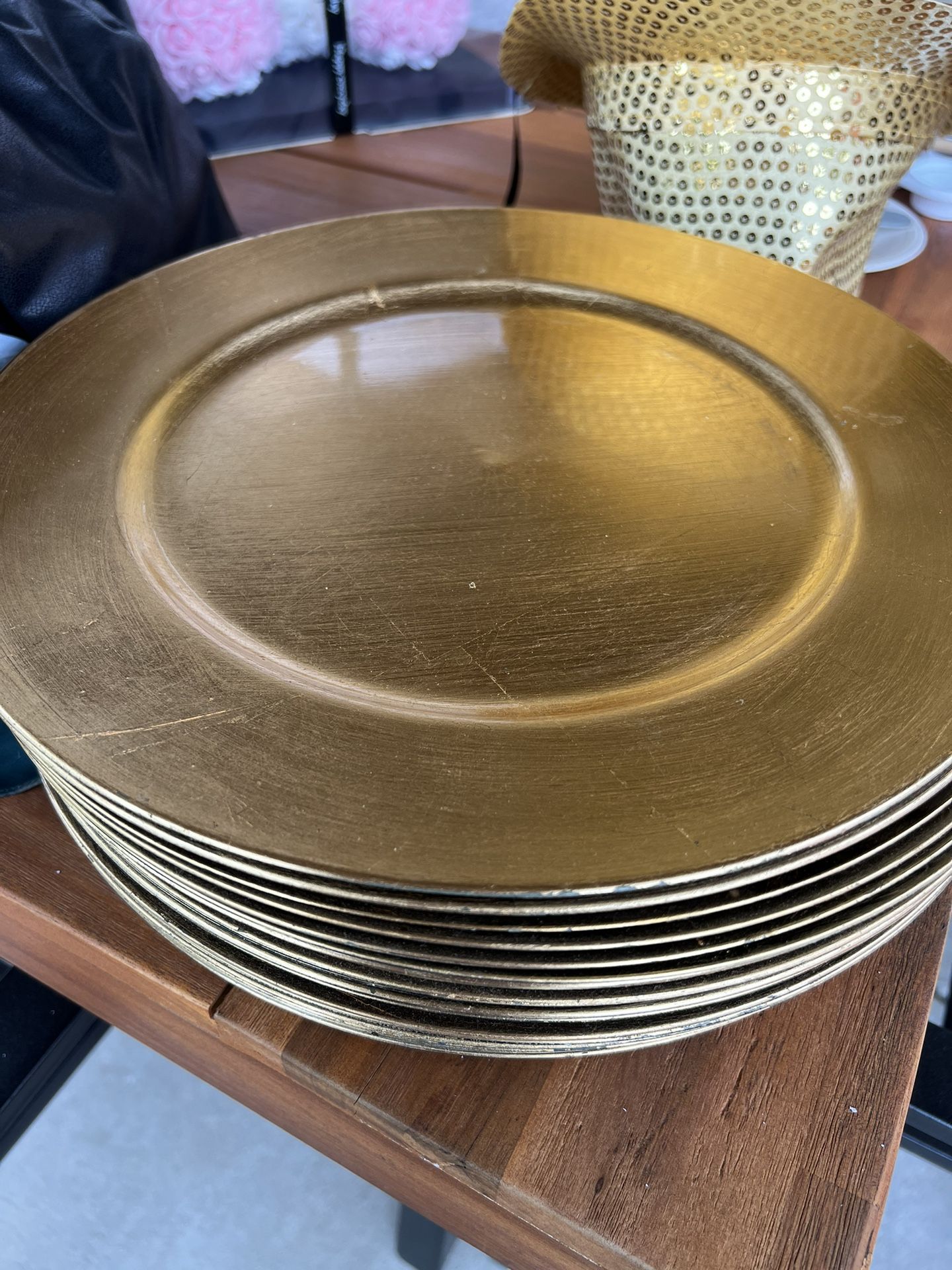 Gold Charger Plates