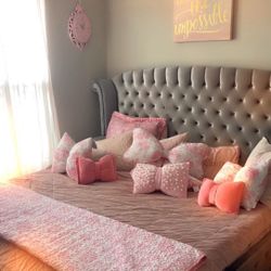 Upholstered King Bed Set