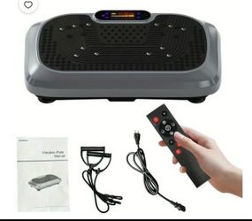 HOTWAVE Vibration Plate - 9 Modes Silent Motor 450LB Capacity, Full-Body Home Fitness Lymphatic Drainage Platform