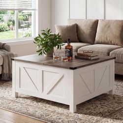 Brand New Assembled Farmhouse Coffee Table