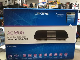 Linksys EA6400 AC1600 Wi-Fi Wireless Dual-Band Router Smart Wi-Fi APP 802.11ac