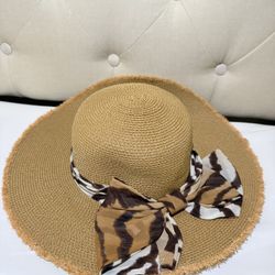 Summer Beach Hat With Bow