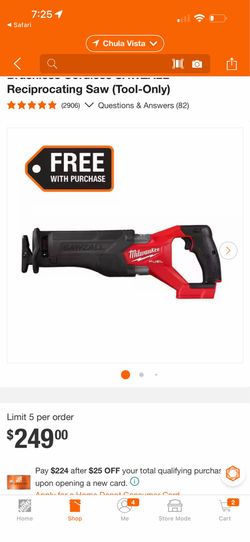 MILWAUKEE SAWZALL M18 !!!!!