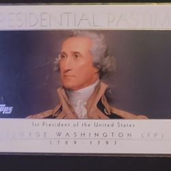 George Washington Presidential Pastime Topps 2004 Trading Card