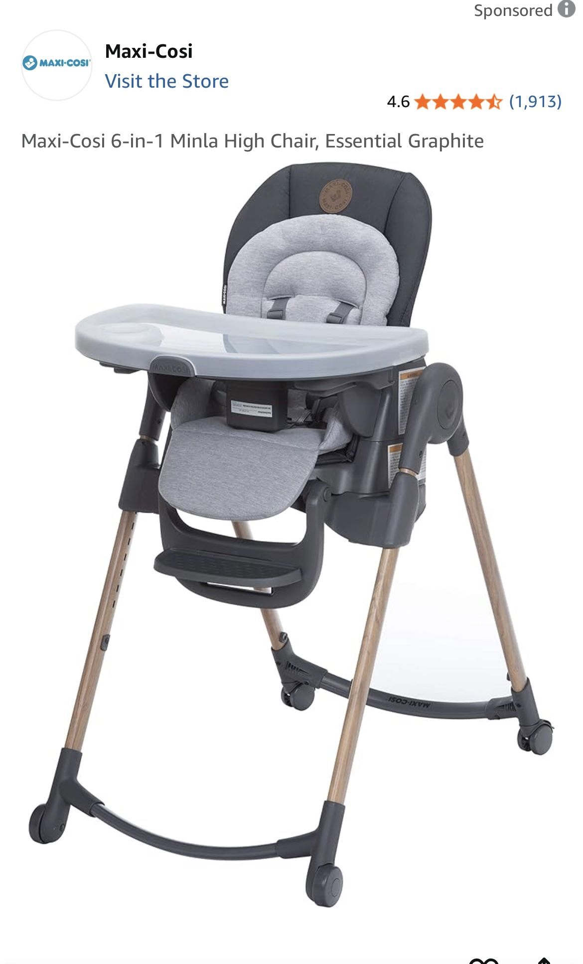 6-in-1 Reclinable High Chair