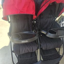 Kolcraft Double Stroller Like New 