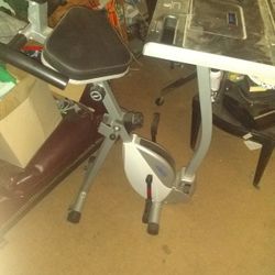 Stamina Folding Recumbent Exercise Bike