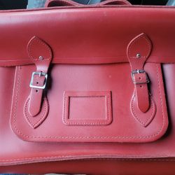 Cambridge Satchel Company Red Leather Satchel
