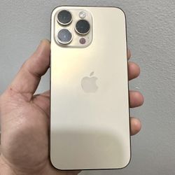 FIRM PRICE - iPhone 14 Pro Max 128gb Gold Like New **BLOCKED BY T-MOBILE** • READ DESCRIPTION!