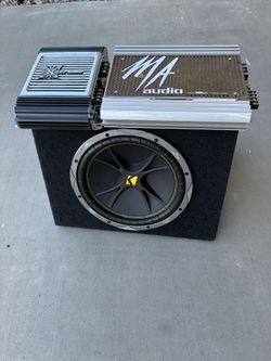 12 Inch Sub And 2 & 4 Channel Amps