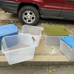 Lot Of Storage Boxes 