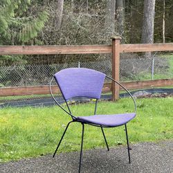 Vintage Mid Century Modern Hoop Chair by Joseph Cicchelli for Reilly-Wolf
