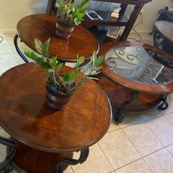 coffee table and side tables