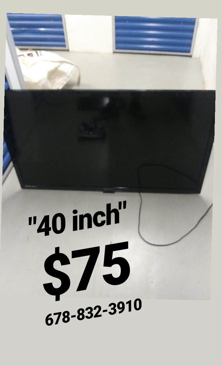 40 inch TV $75