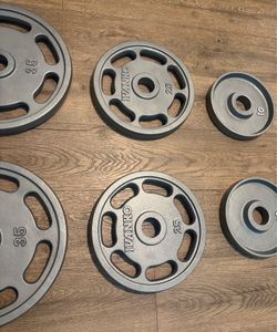 Olympic Reconditioned IVANKO’S  Weight plates  45s, 35s, 25s And 10s [230 Pounds]