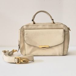 Ivory Purse Handbag - Bolsa Bolso Color Marfil