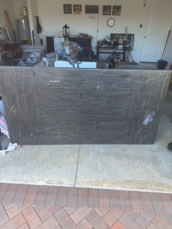 Free solid wood dinning table and chairs