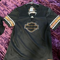 Medium Jersey Style Harley Davidson Shirt