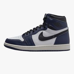 JORDAN AIR RETRO HIGH OG MIDNIGHT NAVY 1 Men's Shoes  size 8 Navy/White/Sail/Black
