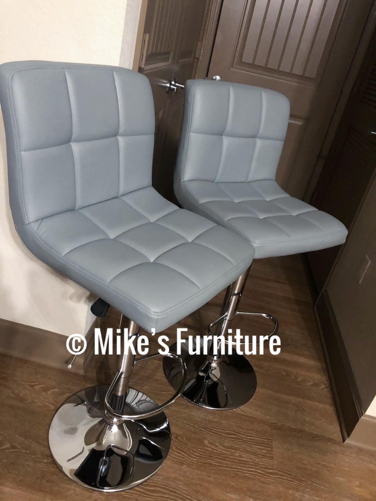 New Adjustable Bar Stools (3 Colors Available ) Black White Gray