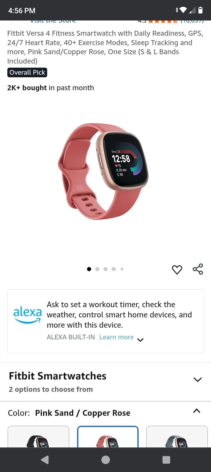 Fit Bit Versa 4)