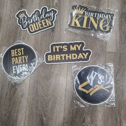 Photobooth Props - Birthday 