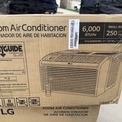 6,000 BTU 260 Sq. ft New Window Air Conditioner, White NEw