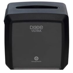 Dixie Ultra Tabletop Interfold Napkin Dispenser by GP PRO (Georgia-Pacific), Black, 54527A, Holds 275 Napkins, 7.600" W x 6.100" D x 7.200" H