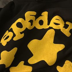 Yellow Beluga Sp5der Hoodie