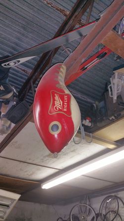 Miller High Life trolling lure
