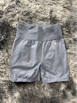Gymshark Seamless Blue/Grey Athletic Shorts Size S