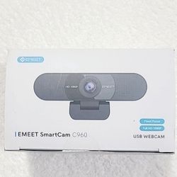 Webcam New eMeet C(contact info removed)p Full HD Computer Streaming Webcam -USB Webcam-Black