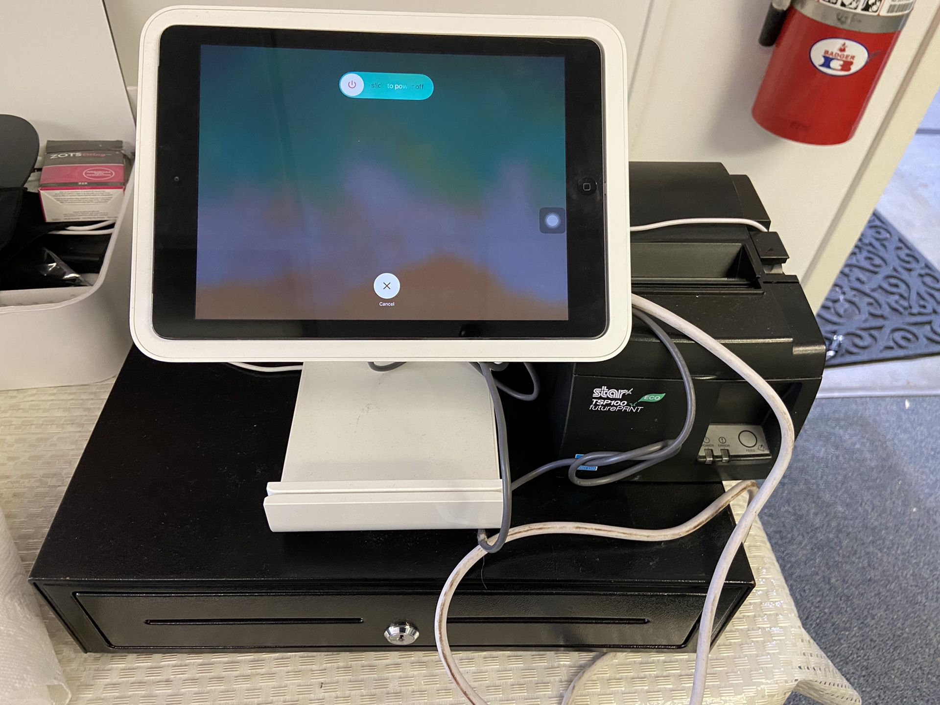Square POS system with iPad