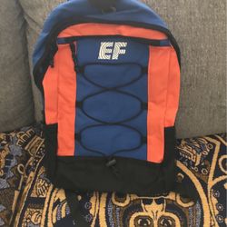 New Backpack Medium Orange And Blue 