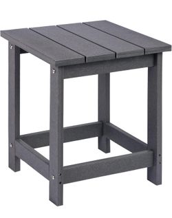Outdoor Side Table The Color Its Light Grey (N138)