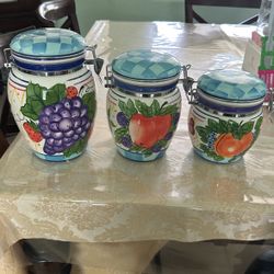 Set De 3  Contenedores Frutales