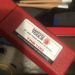 Mac Tool Torque Wrench TBR100 10-100 Ft. lbs.
