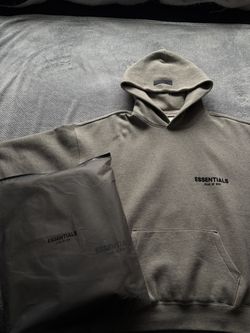 Grey Size S ( Dark Oatmeal ) Essentials Hoodie
