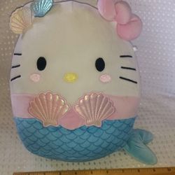 Hello Kitty Squishmallow Plushie $5