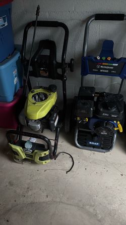 Two perfectly working pressure washers