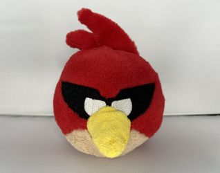 Commonwealth Angry Birds Space 5” Red bird plush toy. In excellent like new condition, sound no longer works.  I have many Angry Birds and other plus