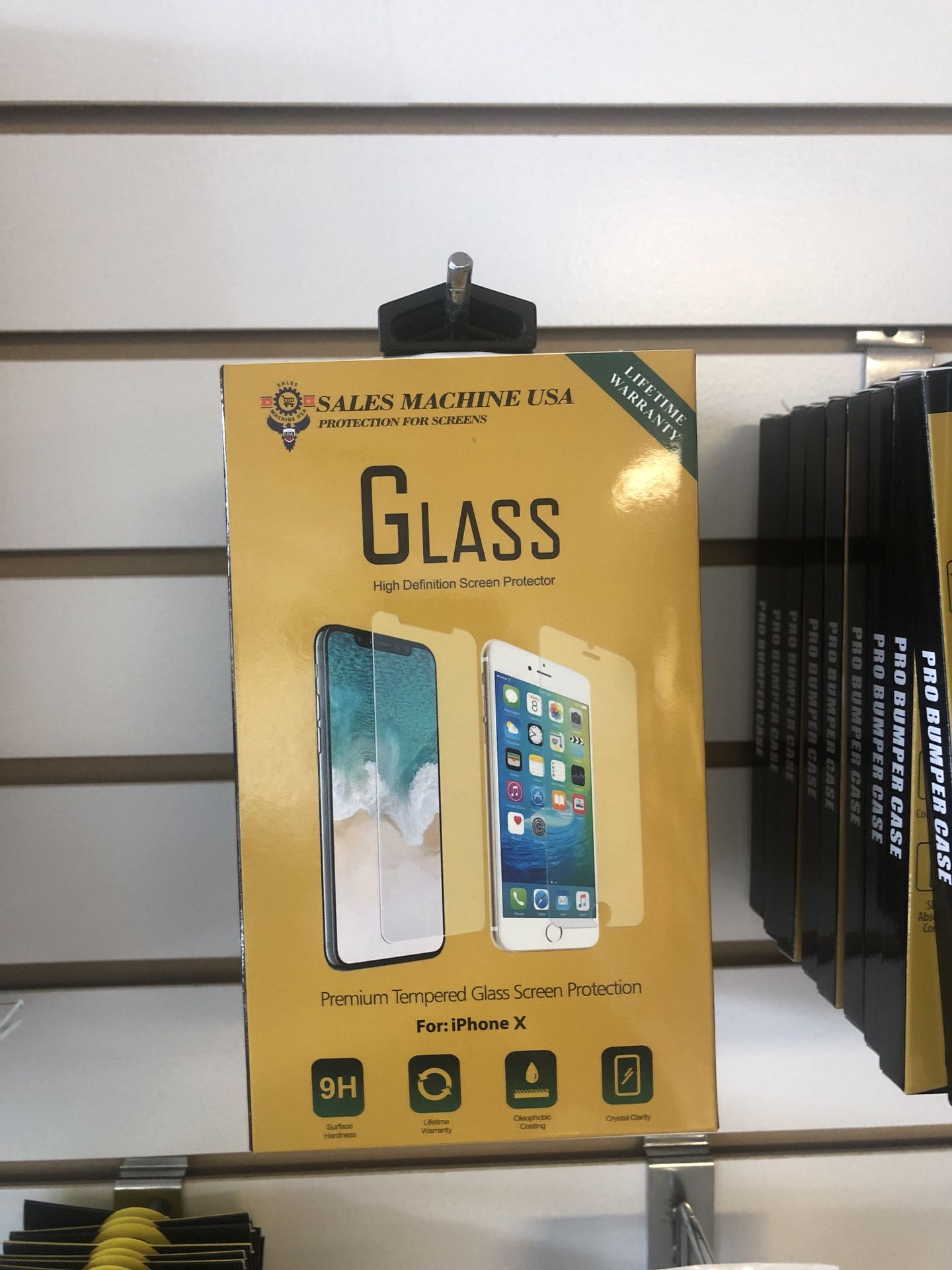 Glass & case iPhone X