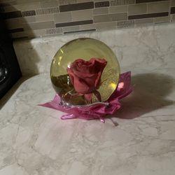 Decorative Rose Globe. Read Description For Details And Location.